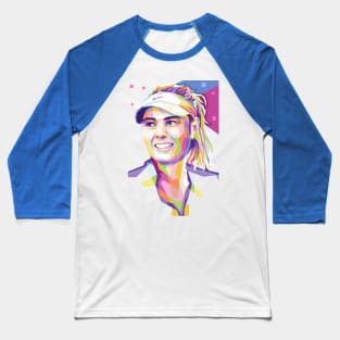 Maria Sharapova Popart Baseball T-Shirt